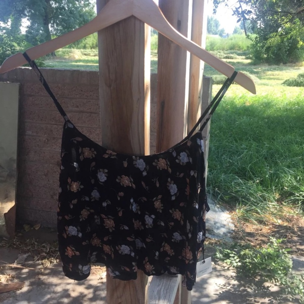Floral crop top